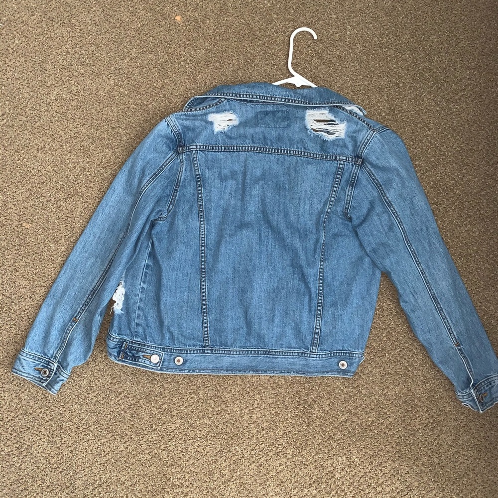 Distressed Jean Jacket - Picture 2 of 3